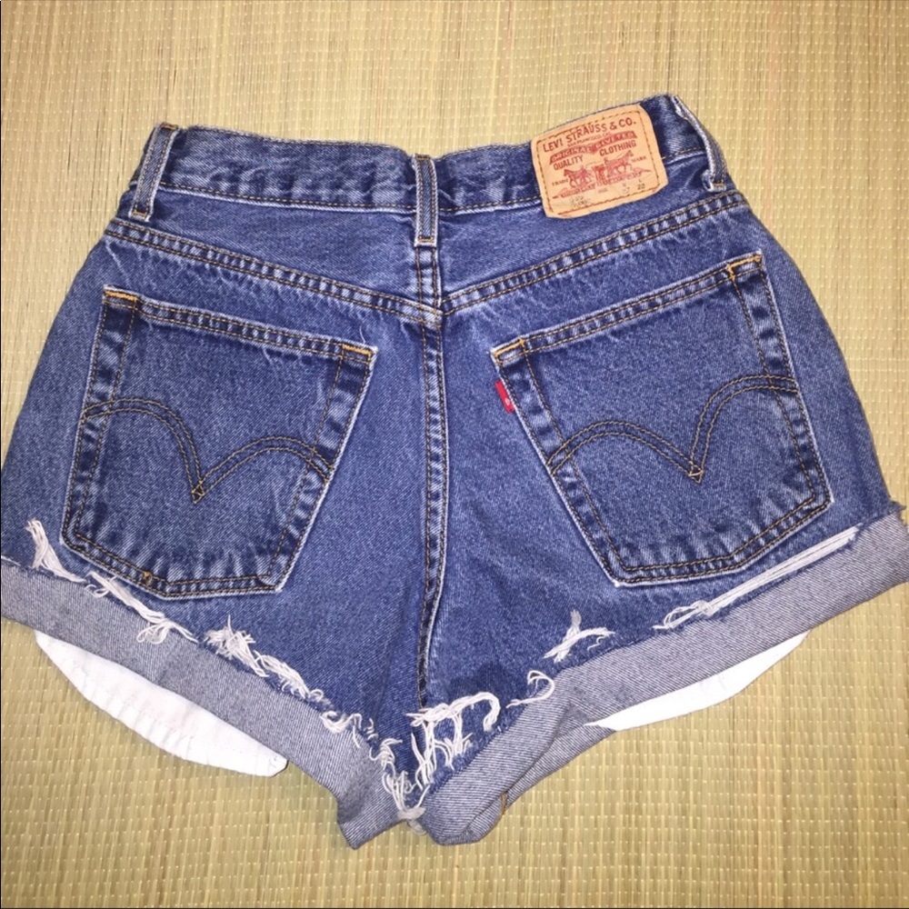 Levi’s high waisted shorts